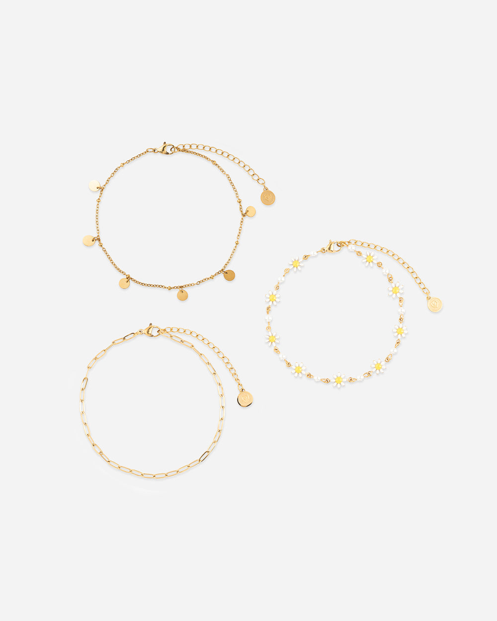 TOBILLERA Monedas Boho - Oro