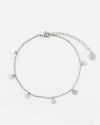 ANKLET Boho Coins - Silver