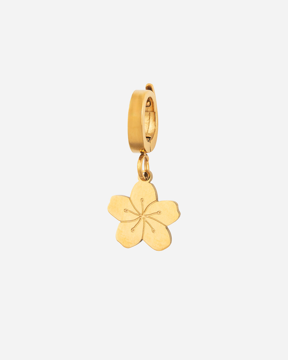 CHARM Tropical Flower - Gold