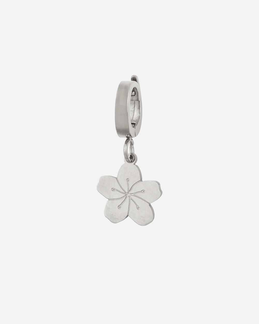 CHARM Tropical Flower - Silver