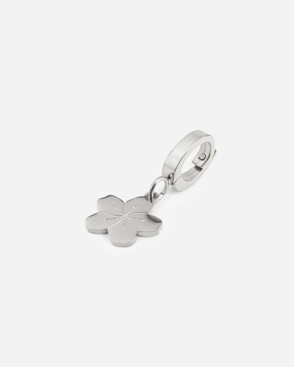 CHARM Tropical Flower - Silver