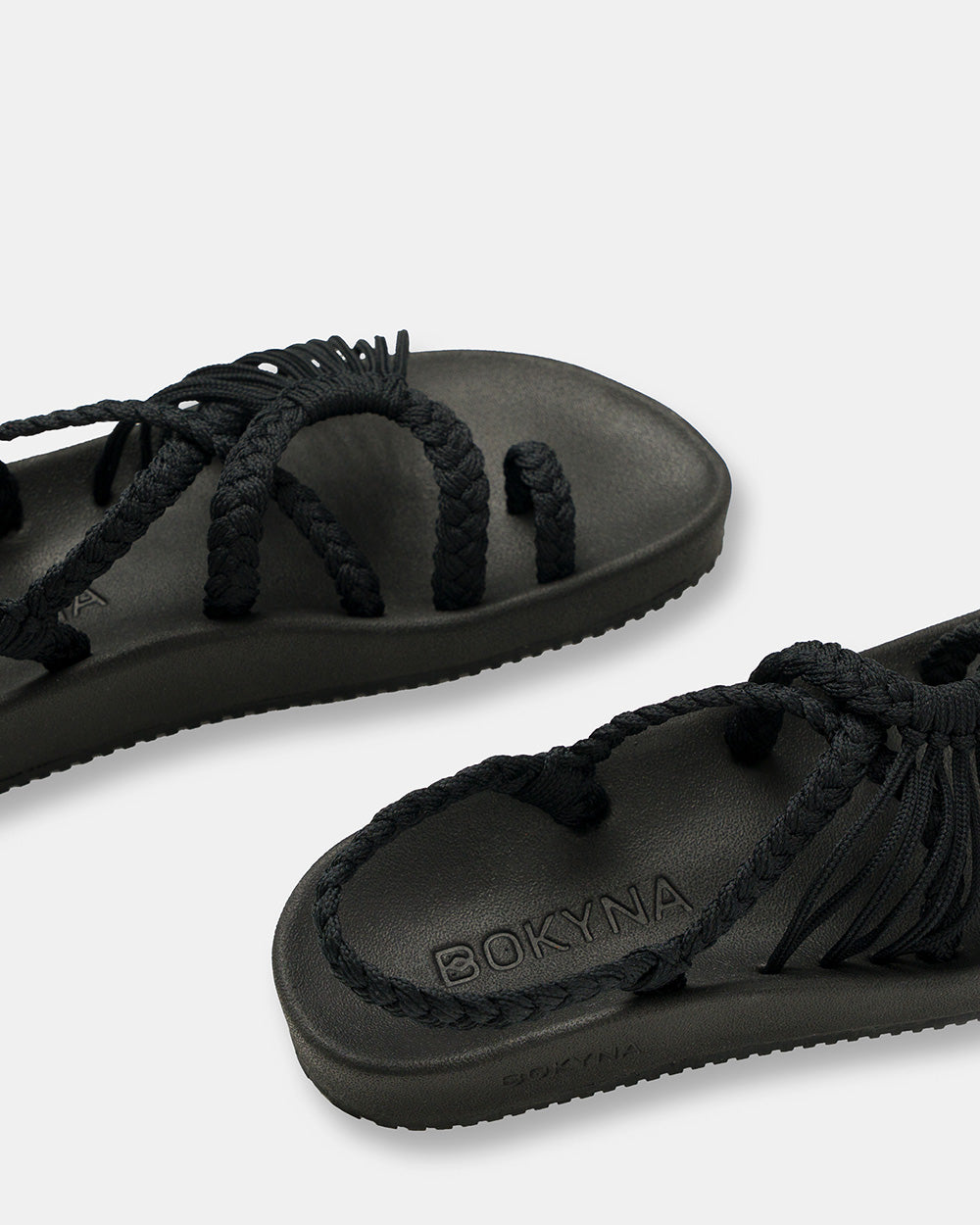 bokyna new elevate collection black sandals for women