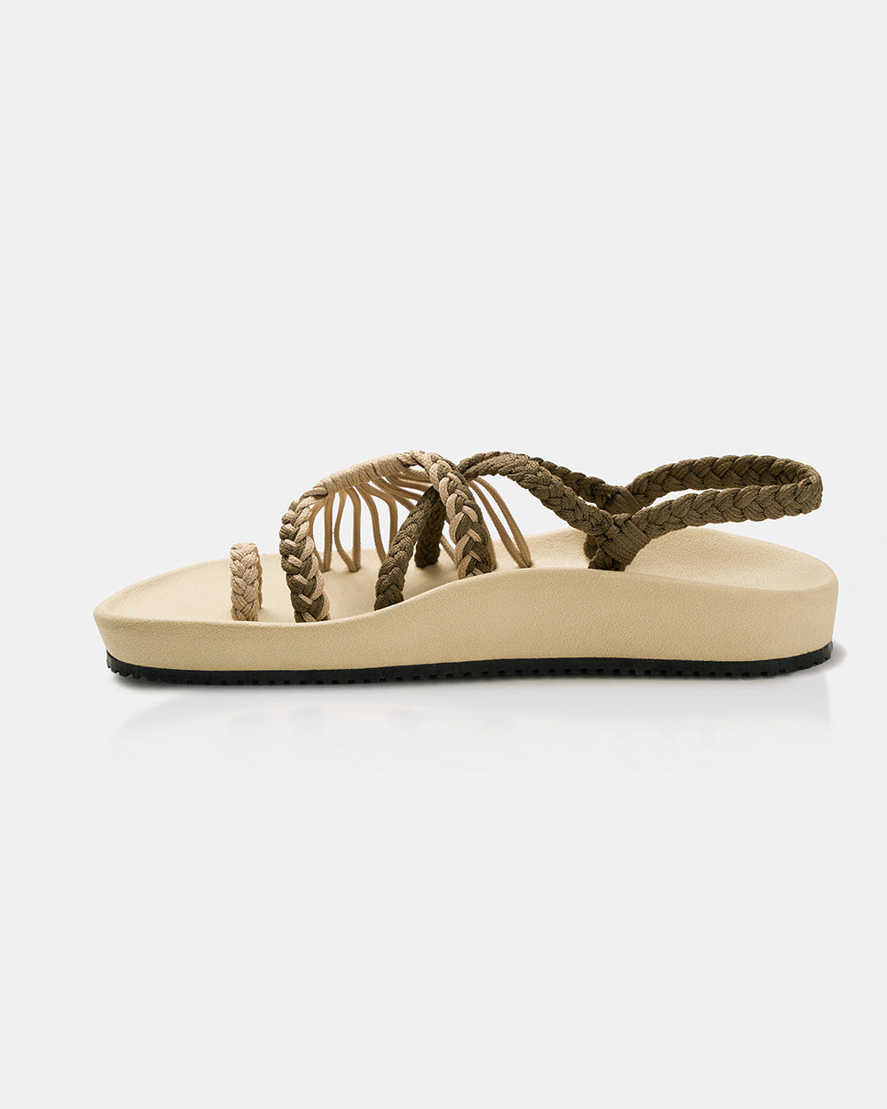 bokyna elevate collection sand color sandals for women