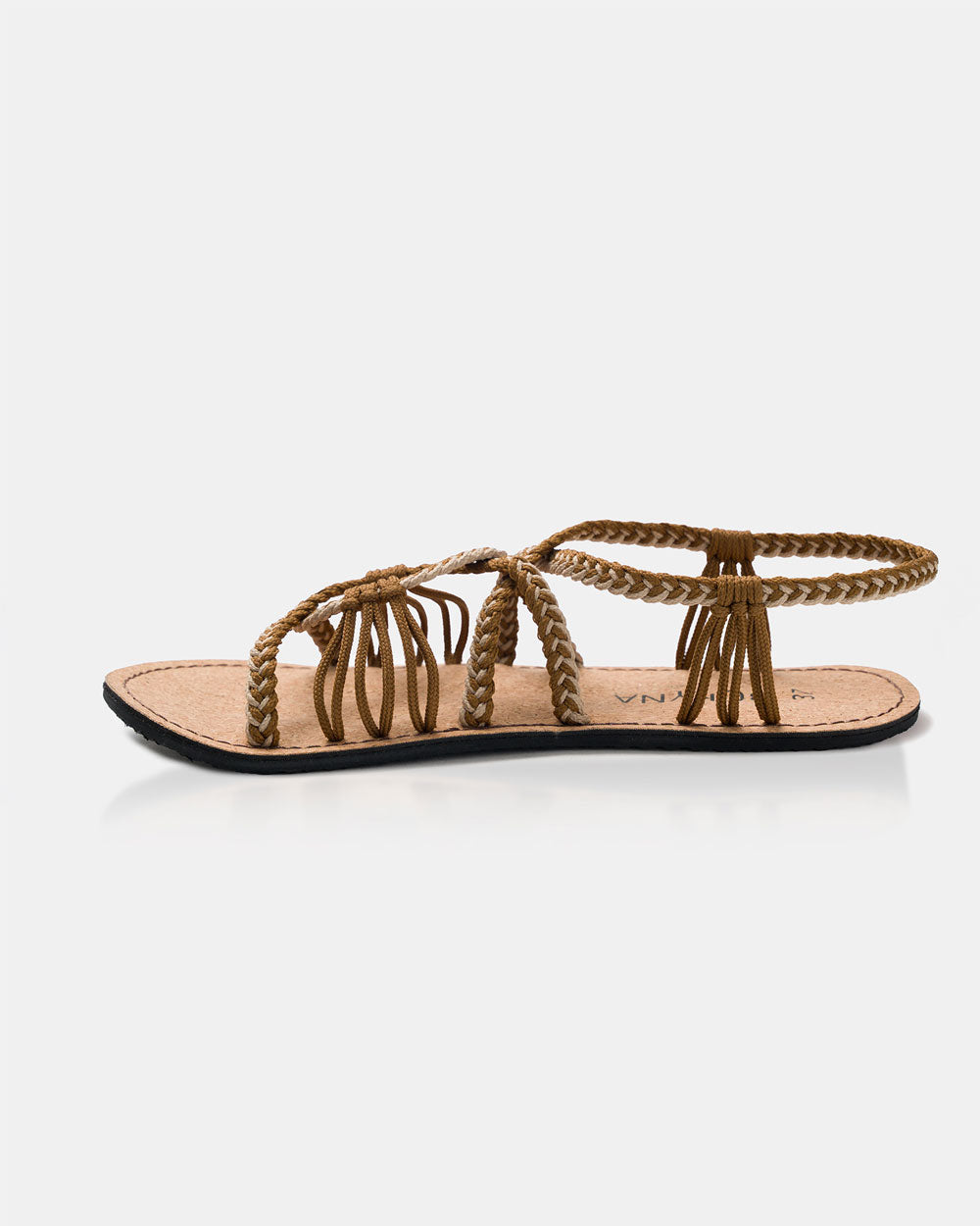 Bokyna coffee cork sandals for women