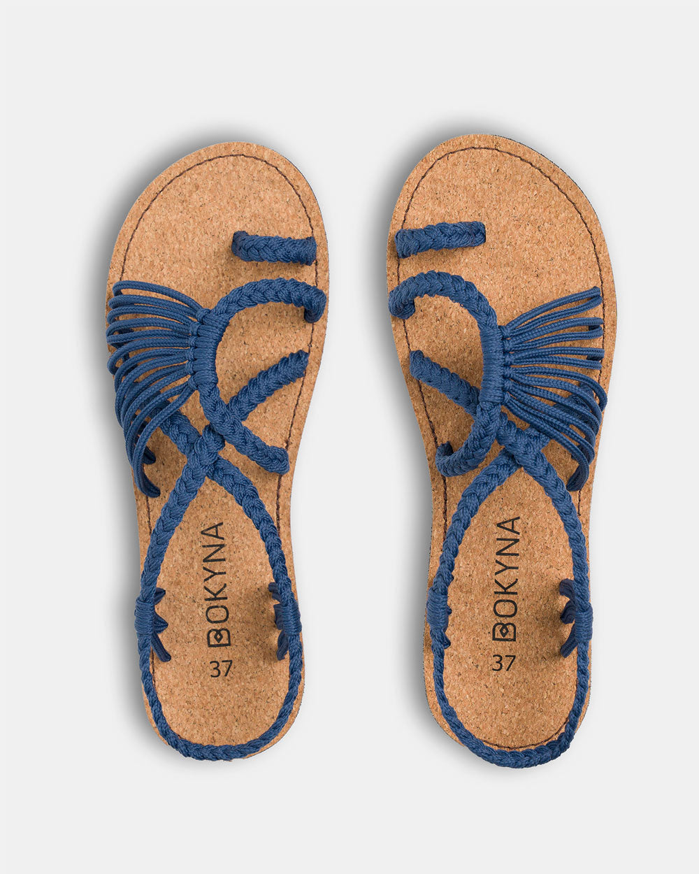 Bokyna darkblue sandals for women