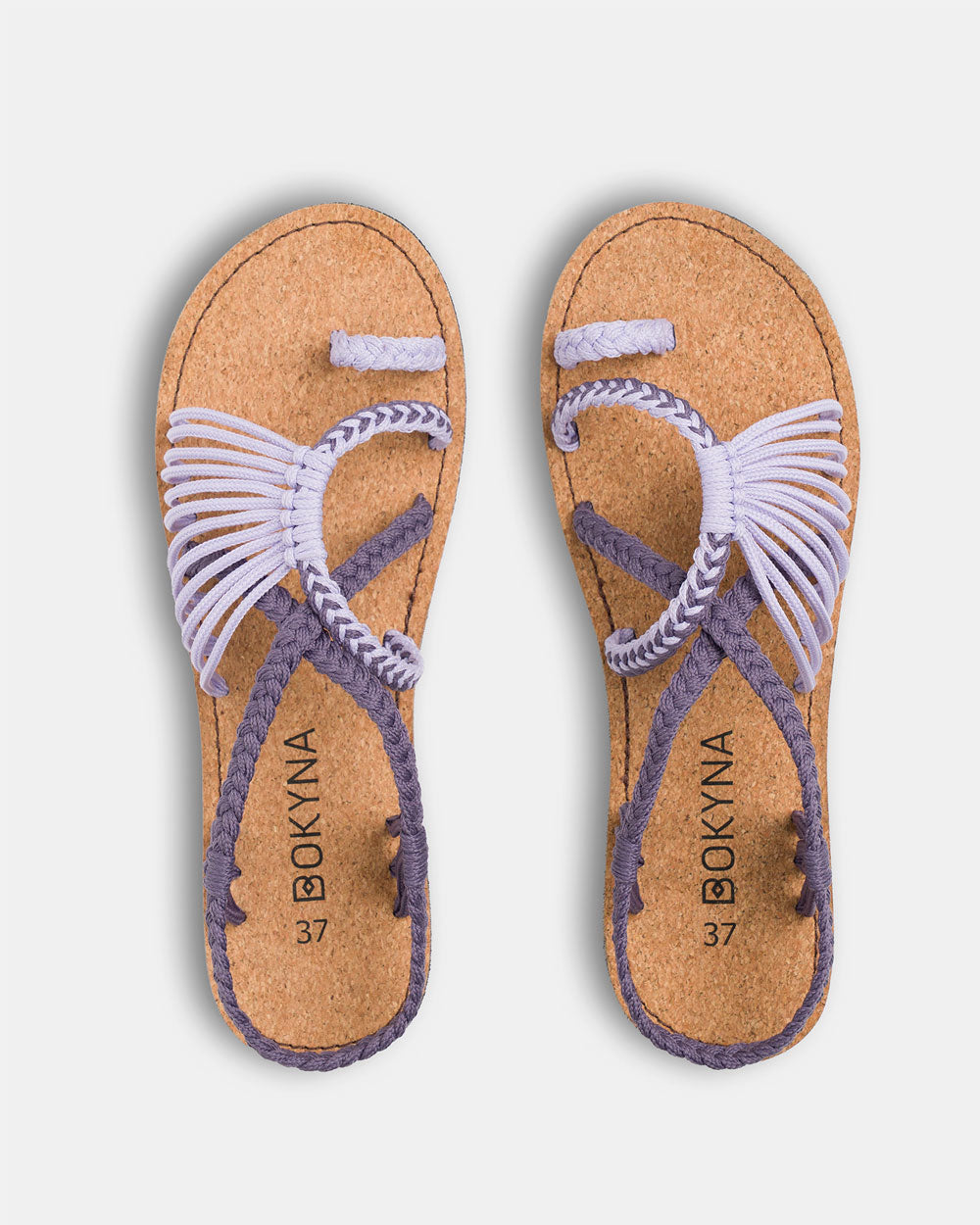 Bokyna purple sandals for women
