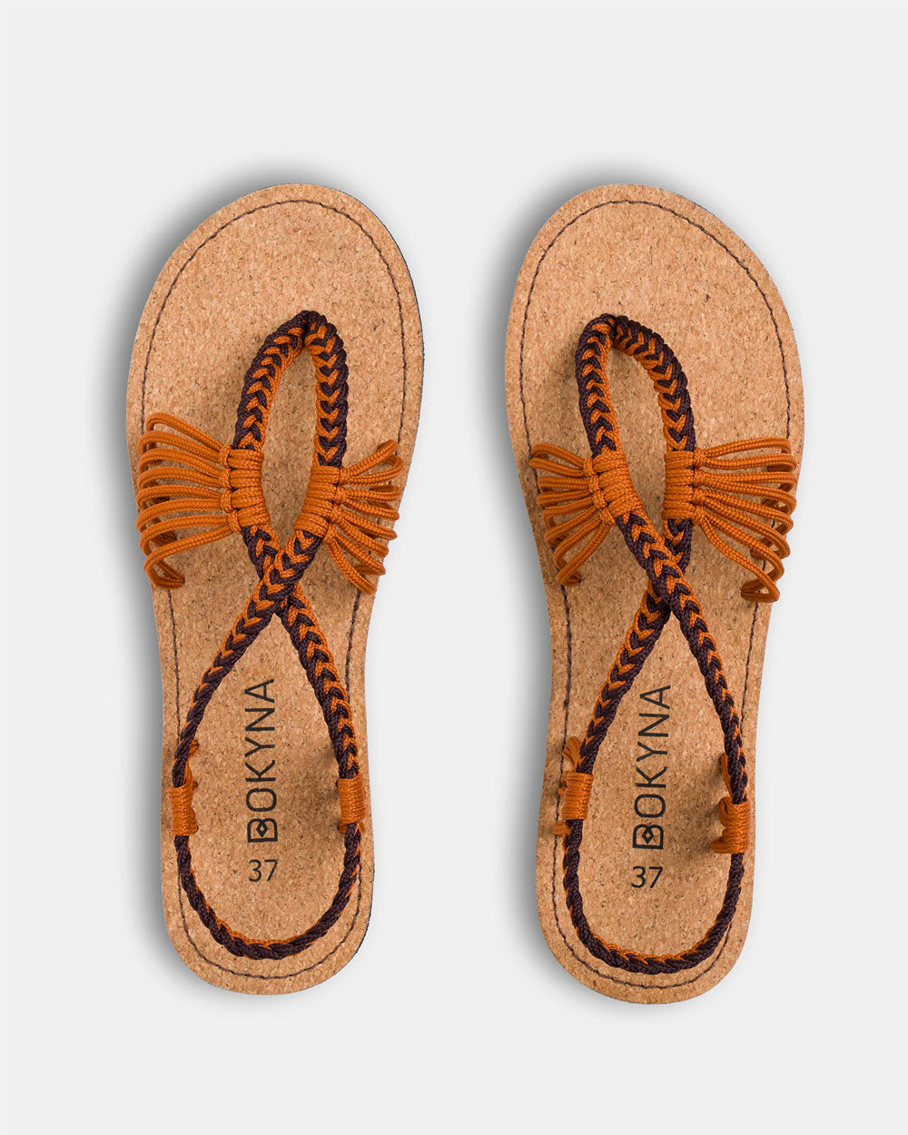 Bokyna caramal brown sandals for women