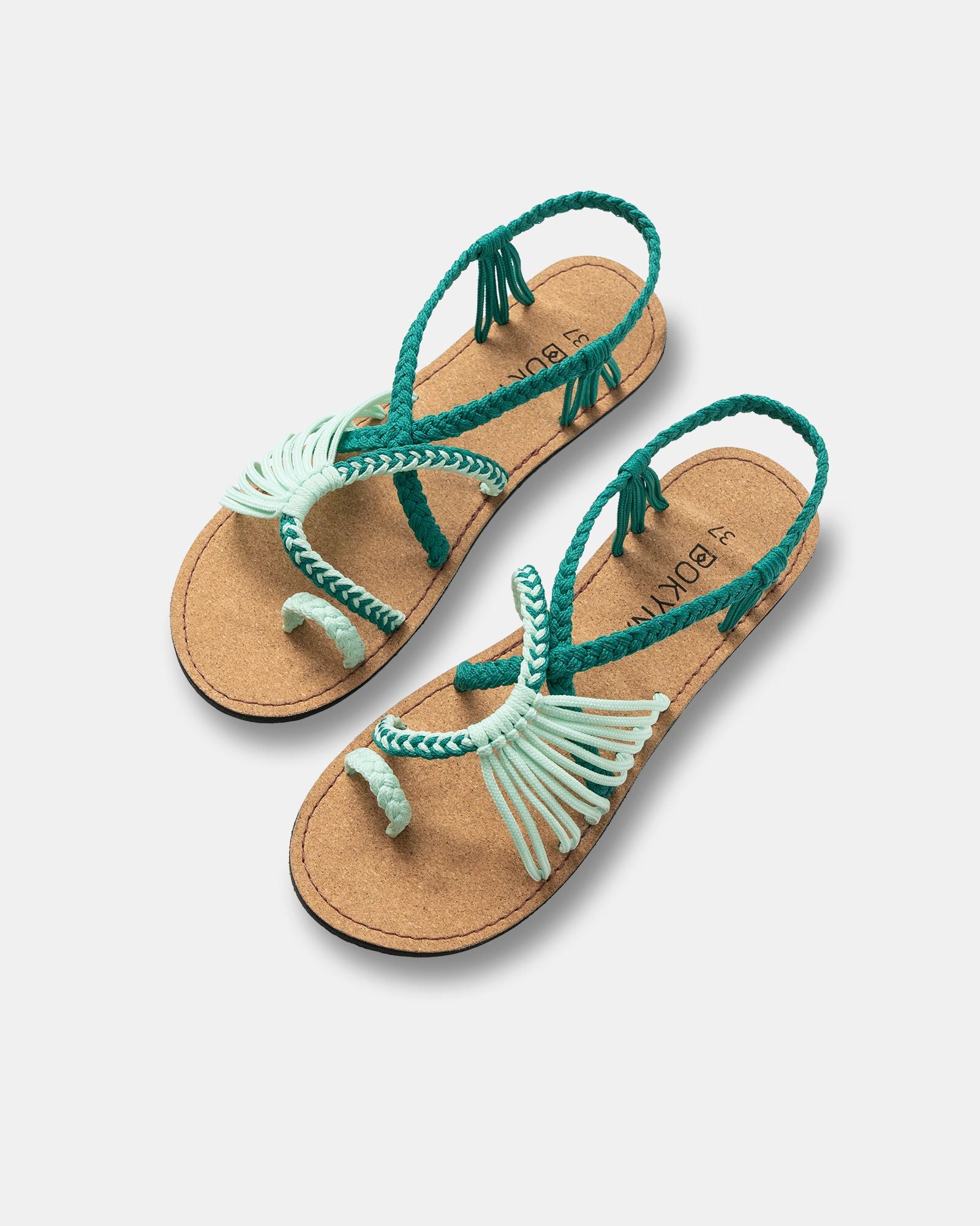 Bokyna mint sandals for women