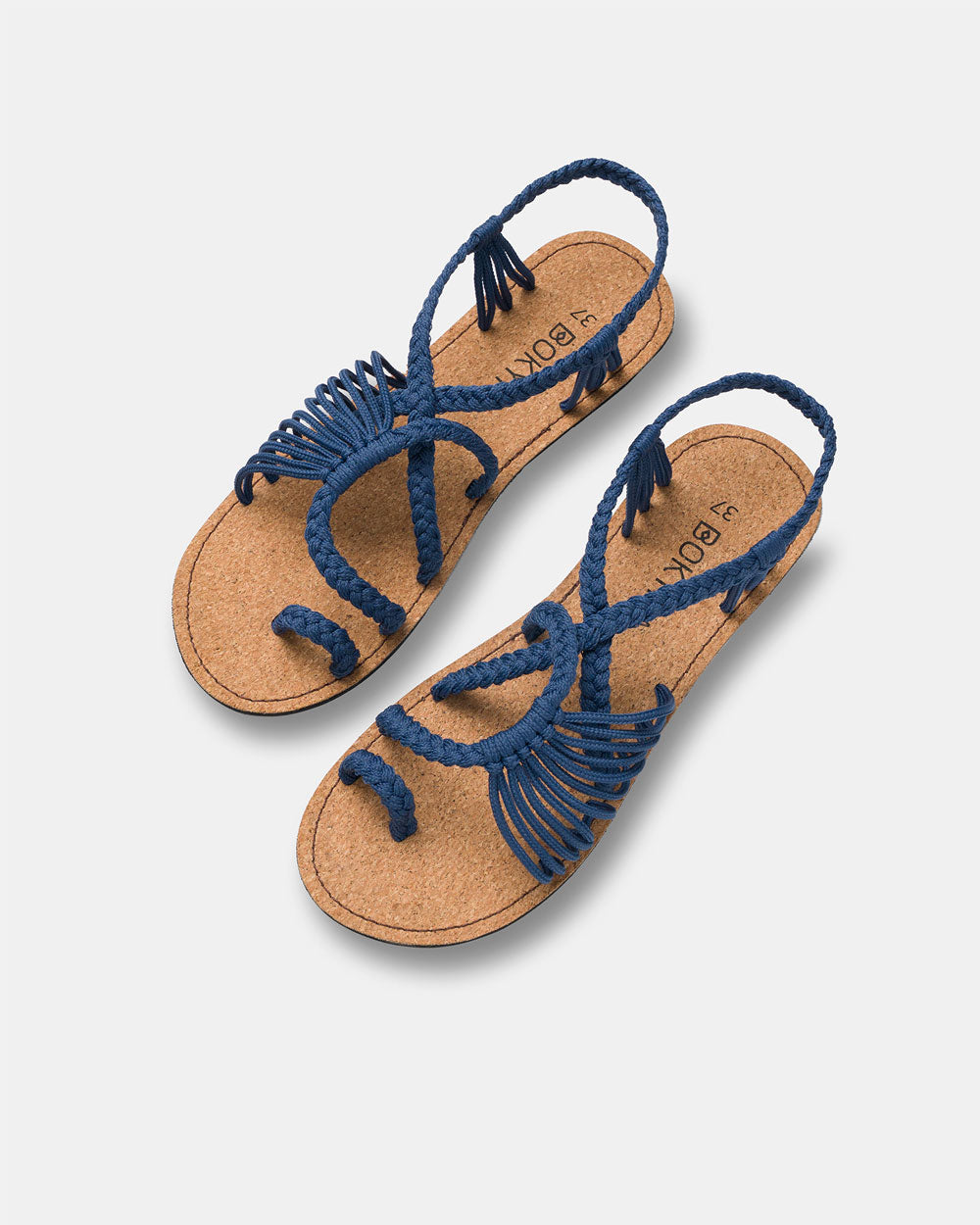 Blister Free Barefoot Women's Sandals - Touch Dark Blue - Zero-Drop Ultra-Thin Sole Blister Free Barefoot Women's Sandals - Touch Dark Blue - Zero-Drop Ultra-Thin Sole