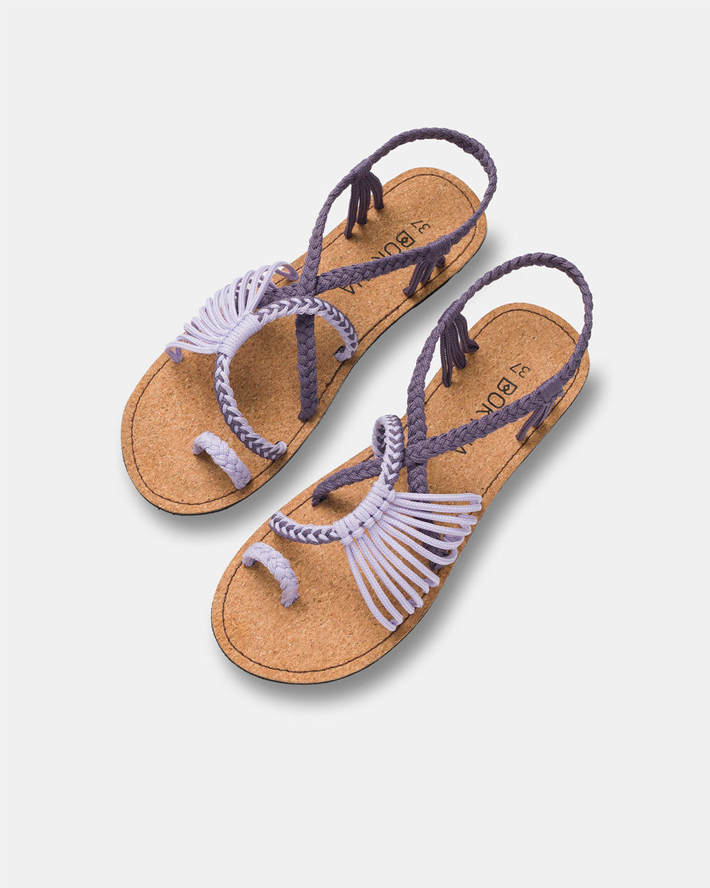 Bokyna purple sandals for women