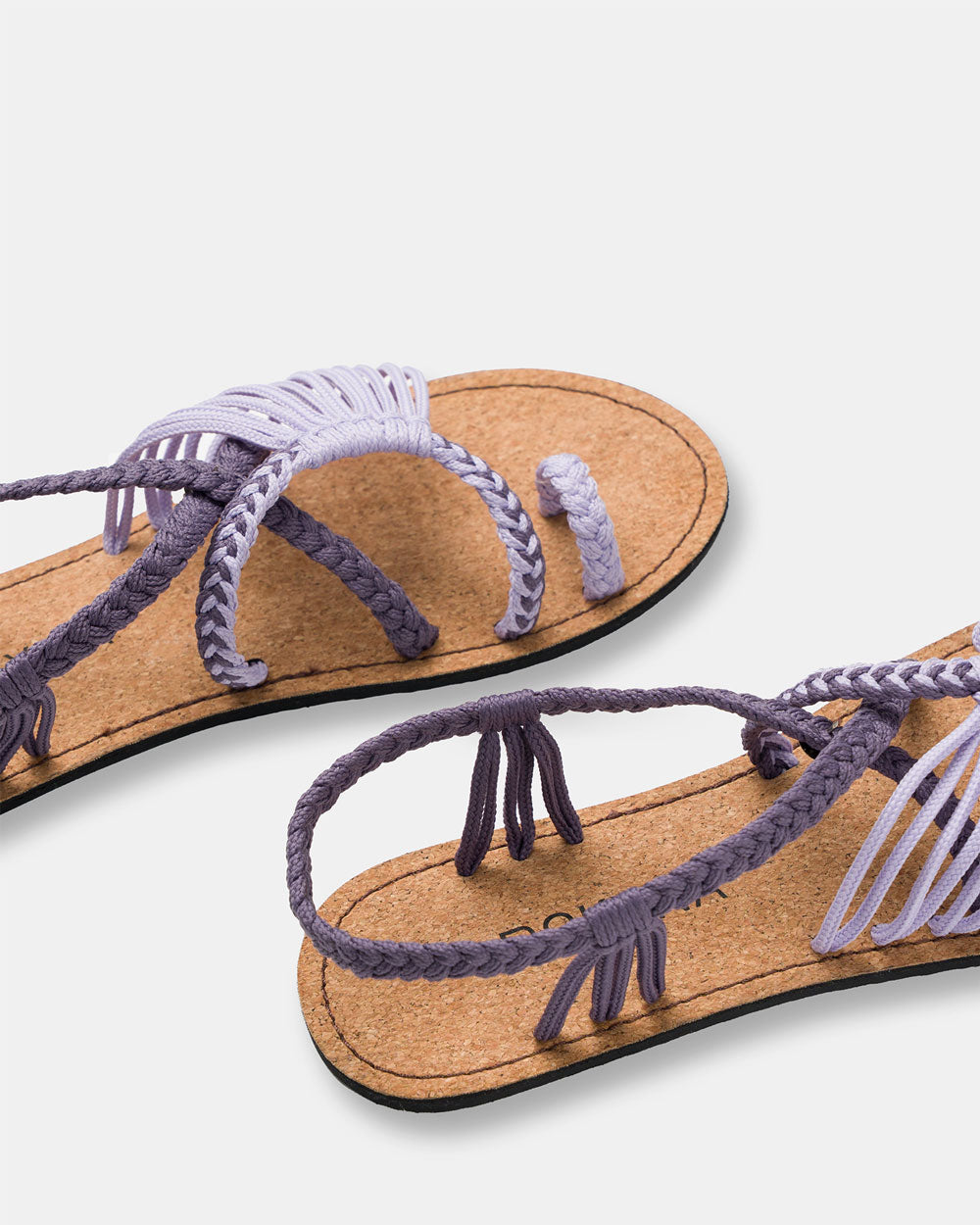 Bokyna purple sandals for women