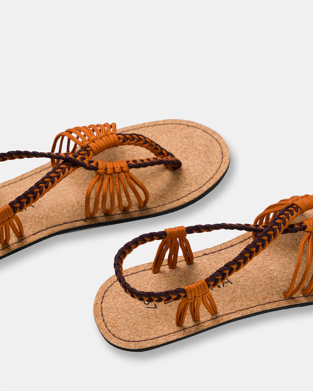 Bokyna caramal brown sandals for women